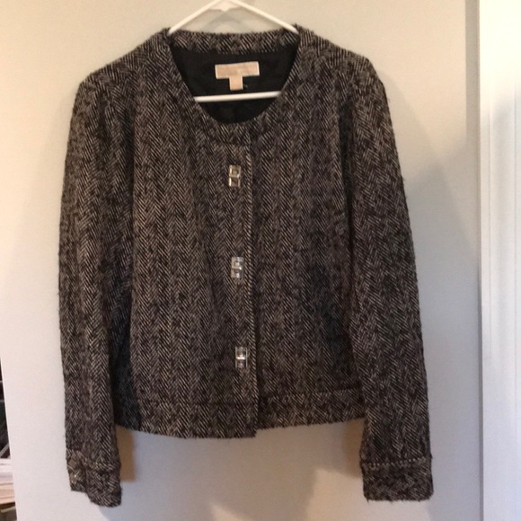 NWOT Michael Kors Tweed Jacket - Picture 2 of 7